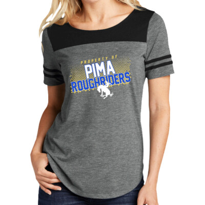 Ladies Tri-blend Fan Tee Thumbnail